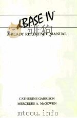 DBASE IV A READY REFERENCE MANUAL（1990 PDF版）