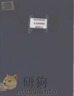 CANONS BOOK Ⅱ 1928 PDF电子版封面