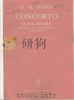CONCERTO IN SOL MINORE   1974  PDF电子版封面     