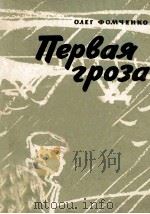 Первая гроза : 1963 PDF电子版封面