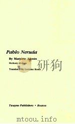 PABLO NERUDA 1986 PDF电子版封面 0805766620