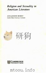 RELIGION AND SEXUALITY IN AMERICAN LITERATURE（1992 PDF版）