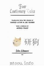 FOUR CAUTIONARY TALES 1947 PDF电子版封面
