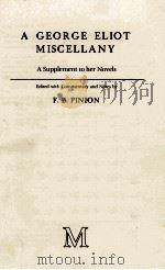 A GEORGE ELIOT MISCELLANY（1982 PDF版）