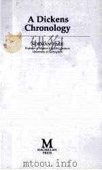 A DICKENS CHRONOLOGY（1988 PDF版）