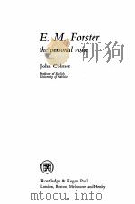 E.M.FOSTER: THE PERSONAL  VOICE（1975 PDF版）