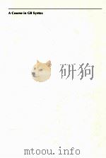 A COURSE IN GB SYNTAX LECTURES ON BINDIG AND EMPTY CATEGORIES（1988 PDF版）