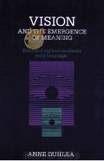 VISION AND THE EMERGENCE OF MEANING（1989 PDF版）