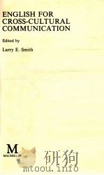 ENGLISH FOR CROSS-CULTURAL COMMUNICATION（1981 PDF版）