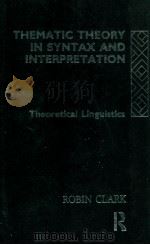 THEMATIC THEORY IN SYNTAX AND INTERPRETATION（1990 PDF版）