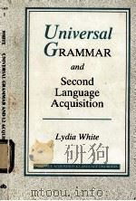 UNIVERSAL GRAMMAR AND SECOND LANGUAGE ACQUISITION（1989 PDF版）