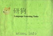LANGUAGE LEARNING TASKS 1987 PDF电子版封面 0135230853
