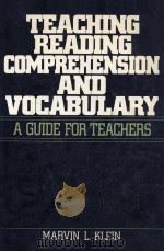 TEACHING READING COMPREHENSION AND VOCABULARY（1988 PDF版）