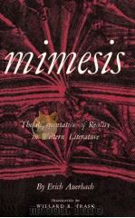 MIMESIS THE REPRESENTATION OF REALITY IN WESTERN LITERATURE（1953 PDF版）