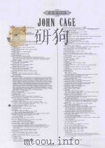 John Cage PDF电子版封面 John Cage曲