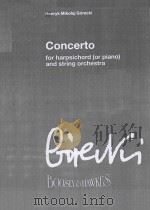 Concerto for Harpsichord (or Piano) and String Orchestra Opus 40（1982 PDF版）