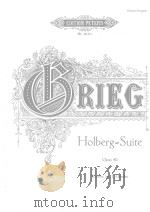 Holberg=Suite Opus 40 PDF电子版封面 (挪)E.Grieg曲