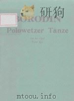 Polowetzer Tanze PDF电子版封面 Borodin曲