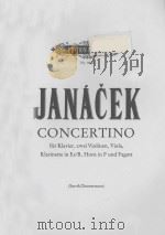 Concertino 1980 PDF电子版封面 (捷)L.Janacek曲