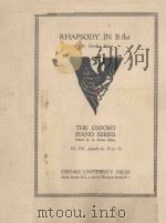 Rhapsody in B Flat（1925 PDF版）
