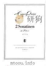 2 Sonatinen fur Klavier 1950 PDF电子版封面 (德)H.Poser曲