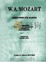 Variationen fur Klavier（ PDF版）