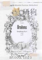 Symphonie Nr.4 e-moll Op.98 PDF电子版封面 Brahms曲