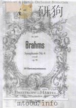 Symphonie Nr.4 PDF电子版封面 (德)Brahms曲