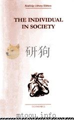 THE INDIVIDUAL IN SOCIETY:PAPERS ON ADAM SMITH 1967 PDF电子版封面 9780415607230 A L MACFIE