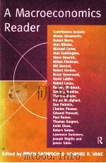 A MACROECONOMICS READER 1997 PDF电子版封面 0415157161