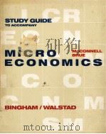 STUDY GUIDE TO ACCOMPANY MC CONNELL AND BRUE:MICROECONOMICS 1990 PDF电子版封面 0070455244