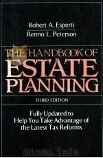 THE HANDBOOK OF ESTATE PLANNING:THIRD EDITION 1991 PDF电子版封面 0070196842