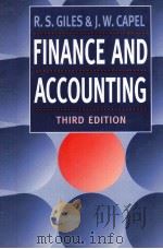 FINANCE AND ACCOUNTING THIRD EDITION 1994 PDF电子版封面 0333615859