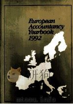 EUROPEAN ACCOUNTANCY YEARBOOK 1992 1992 PDF电子版封面 1853336106