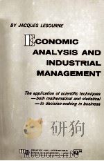 ECONOMIC ANALYSIS AND INDUSTRIAL MANAGEMENT（1963 PDF版）