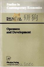 OPOENNESS AND DEVELOPMENT YEARBOOK OF ECONOMIC AND SOCIAL RELATIONS 1996:WITH 13 FIGURES AND 23 TABL 1996 PDF电子版封面 3790809586