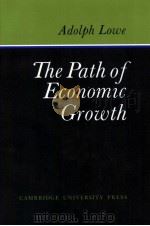 THE PATH OF ECONOMIC GROWTH ADOLPH LOWE 1976 PDF电子版封面 9780521125338 EDWARD J.NELL