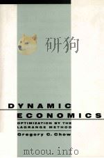 DYNAMIC ECONOMICS OPTIMIZATION BY THE LAGRANGE METHOD（1997 PDF版）