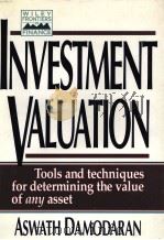 INVESTMENT VALUATION 1995 PDF电子版封面 0471133930