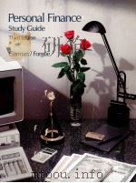 PERSONAL FINANCE STUDY GUIDE:THIRD EDTION 1991 PDF电子版封面 0395573785