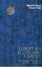 EUROPEAN ECONOMIC HISTORY:THE ECONOMIC DEVELOPMENT OF WESTERN CIVILIZATION THIRD EDTION（1968 PDF版）