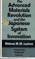 THE ADVANCED MATERIALS REVOLUTION AND THE JAPANESE SYSTEM OF INNOVATION 1994 PDF电子版封面 0333607309
