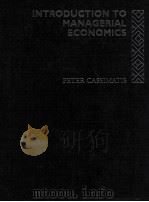 INTRODUCTION TO MANAGERIAL ECONOMICS 1996 PDF电子版封面 0415127548