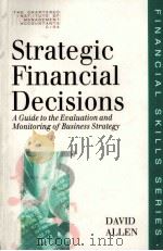 STRATEGIC FINANCIAL DECISIONS 1994 PDF电子版封面 0749411473