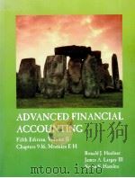ADVANCED FINANCIAL ACCOUNTING FIFTH EDITION VOLUME2 CHAPTERS9-16 MODULES E-H 1998 PDF电子版封面 0873937562