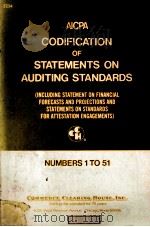 CODIFICATION OF STATEMENTS ON AUDITING STANDARDS 1988 PDF电子版封面