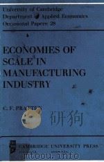 ECONOMIES OF SCALE IN MANUFACTURING INDUSTRY（ PDF版）