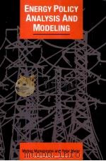 ENERGY POLICY ANALYSIS AND MODELING（1993 PDF版）