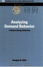 ANALYZING DEMAND BEHAVIOR 1981 PDF电子版封面 9781617260162 DOUGLAS R.BOHI