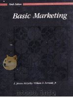 BASIC MARKETING:A MANAGERIAL APPROACH NINTH EDITION 1987 PDF电子版封面 0256036497